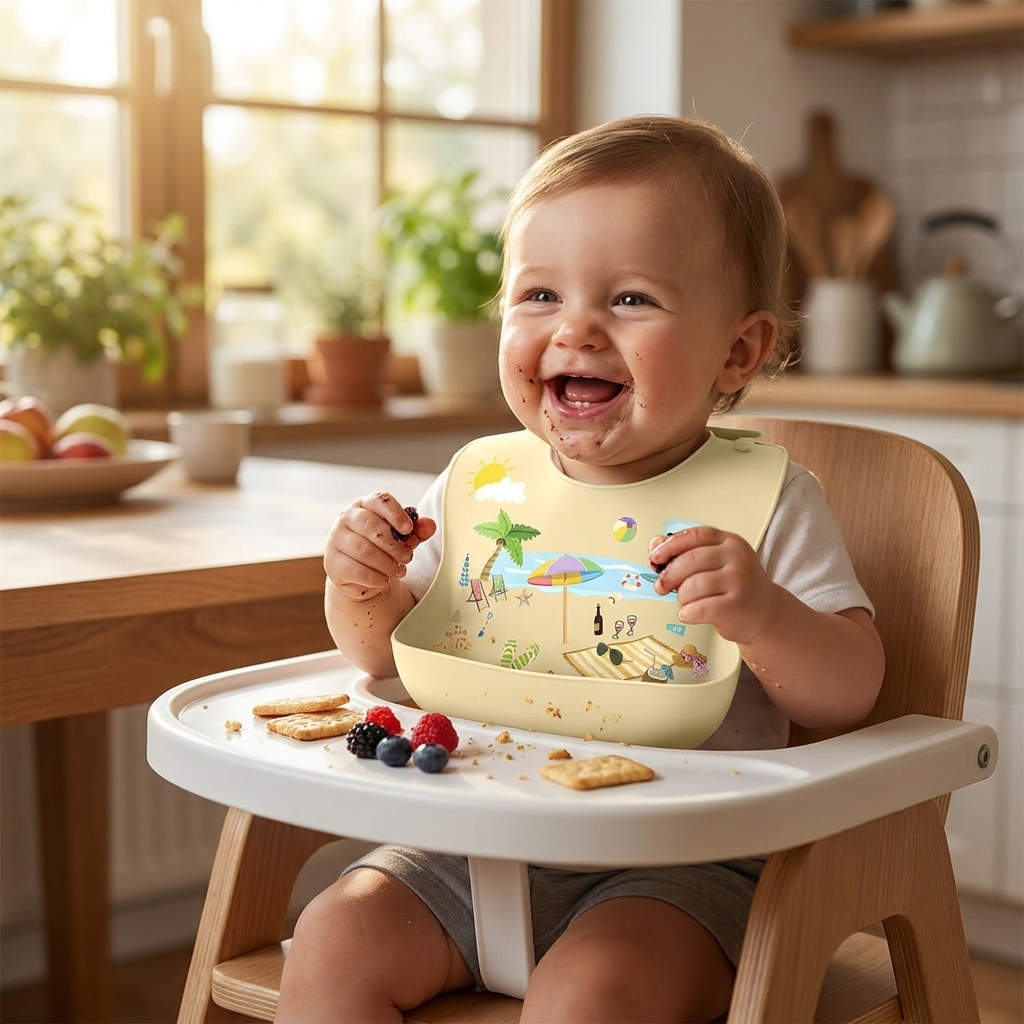 Baby bib summer beach lifestyle