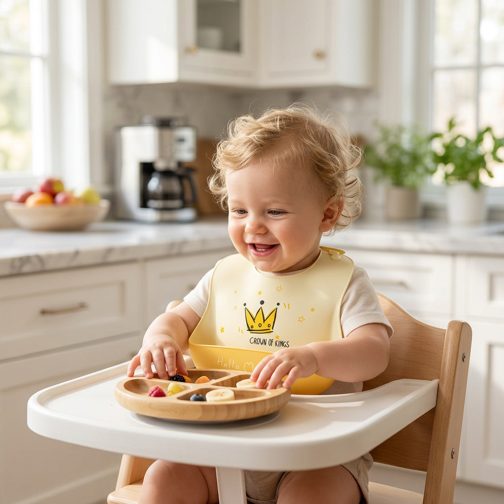 Baby bib crown lifestyle