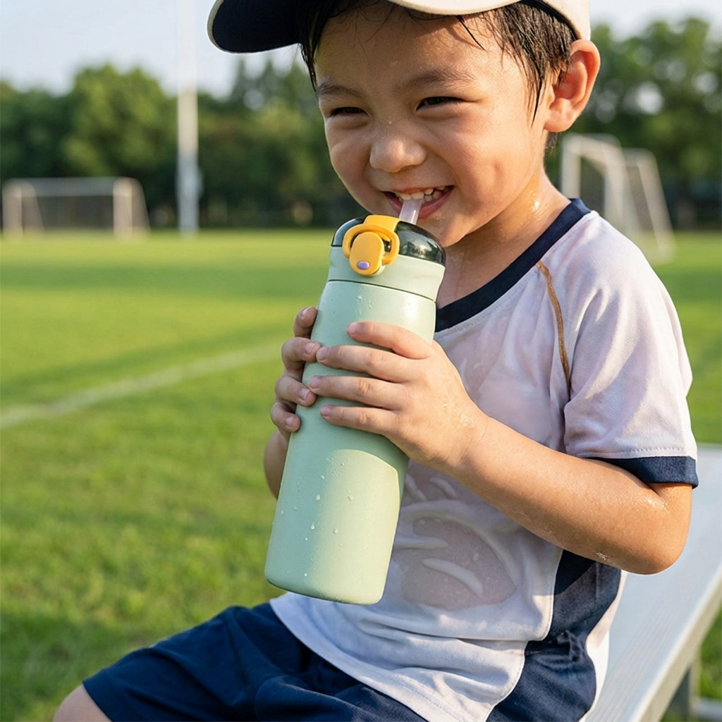 Kids thermos green lifestyle