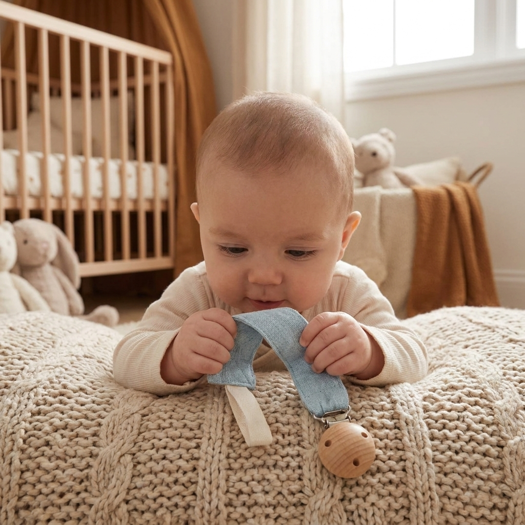 Pacifier clip D44 lifestyle
