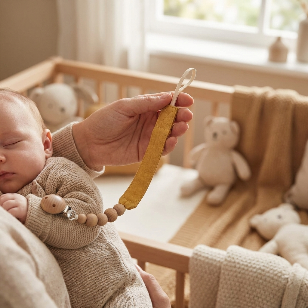 Pacifier clip 127D lifestyle