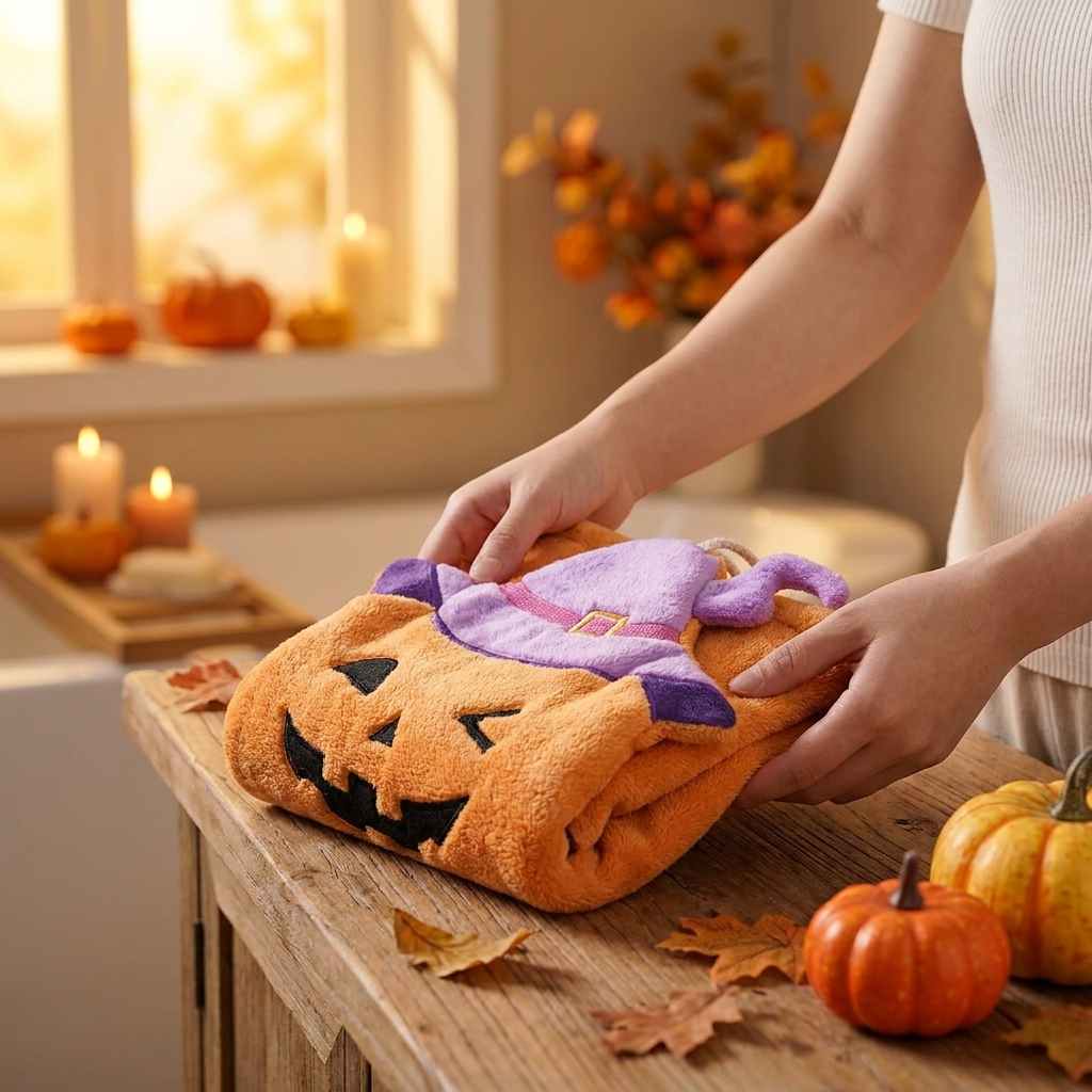 Cat hand towel S5 lifestyle