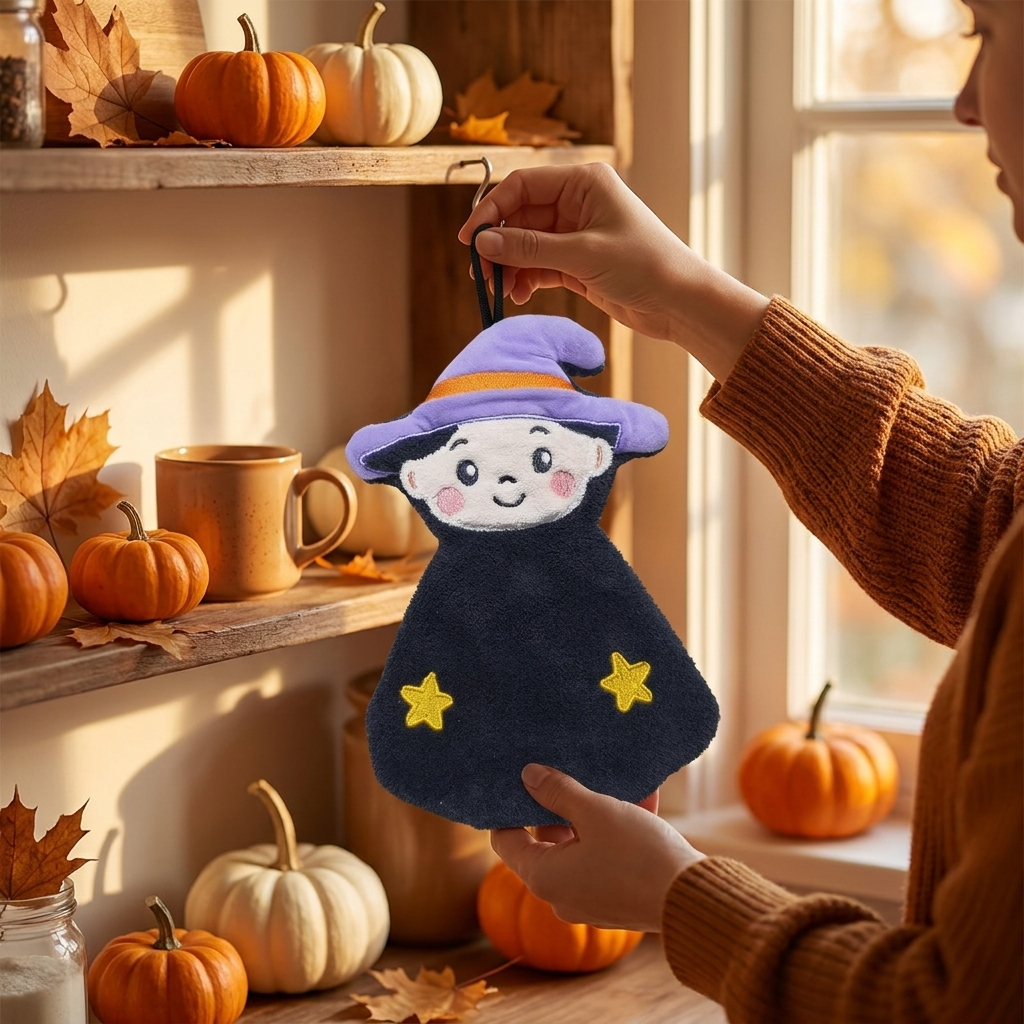 Cat hand towel S19 lifestyle