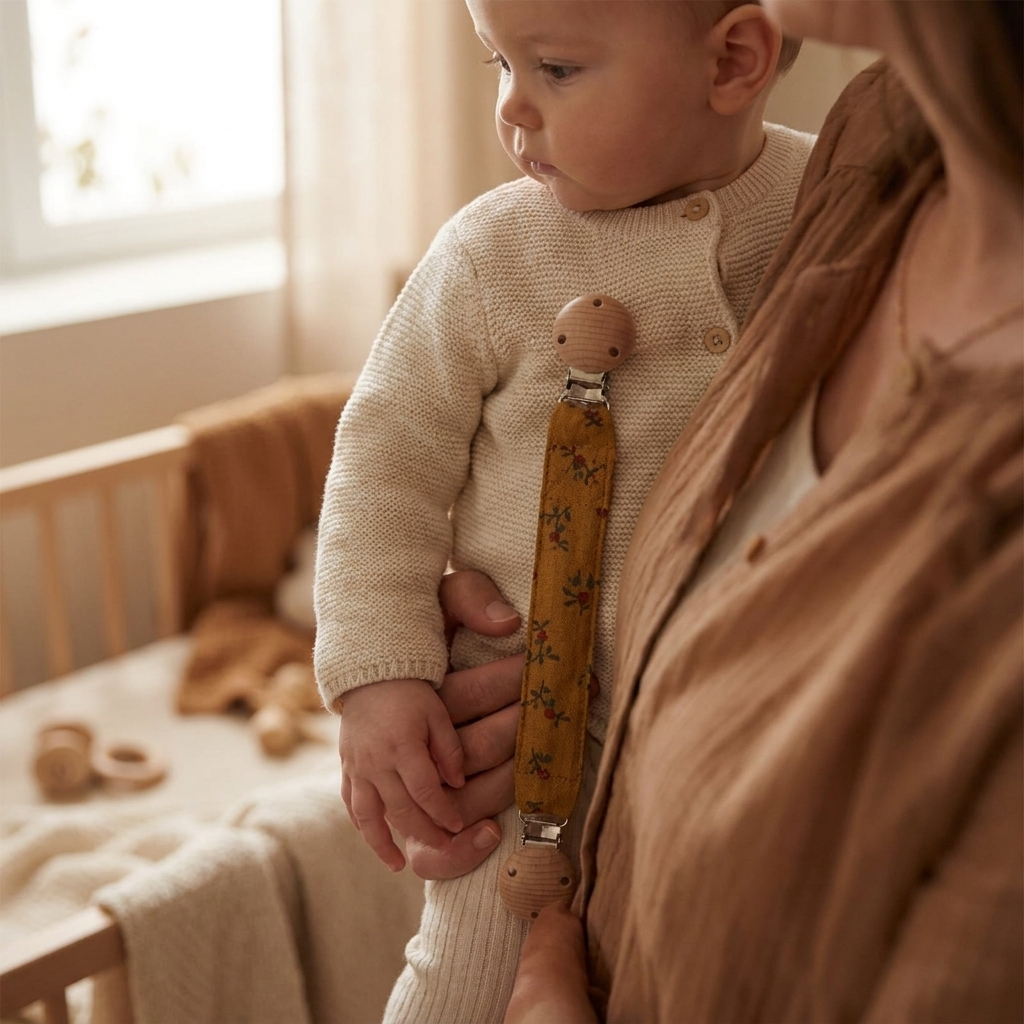 Pacifier clip D32Y lifestyle