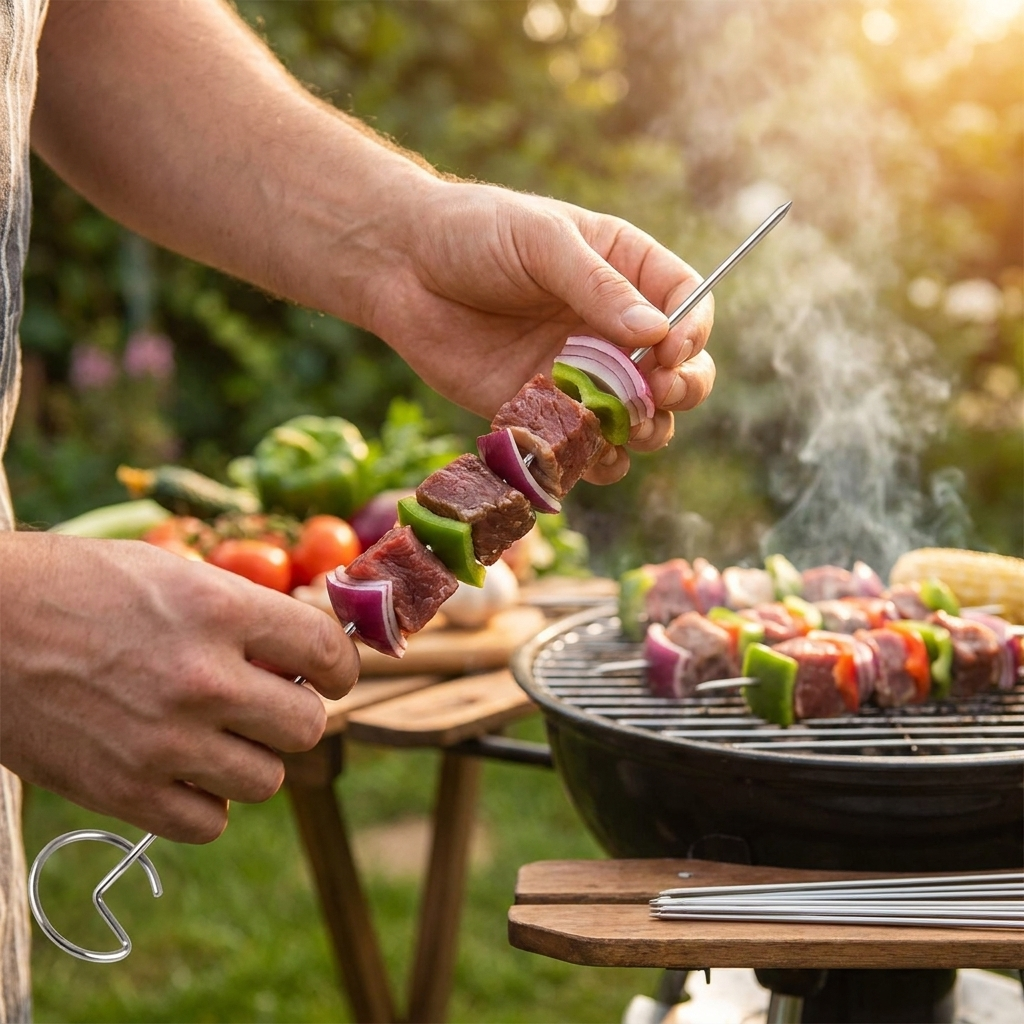 Kabob skewers 10pcs lifestyle