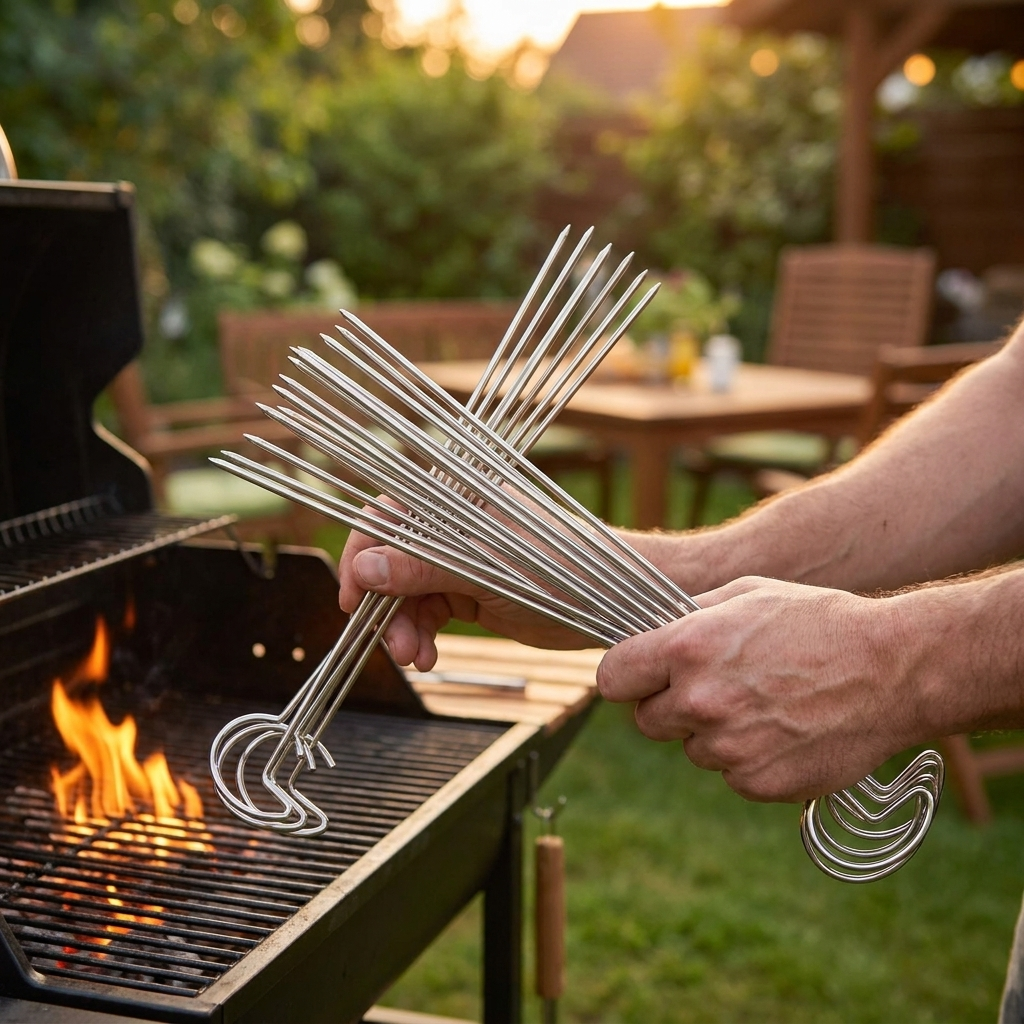 Kabob skewers 30pcs lifestyle