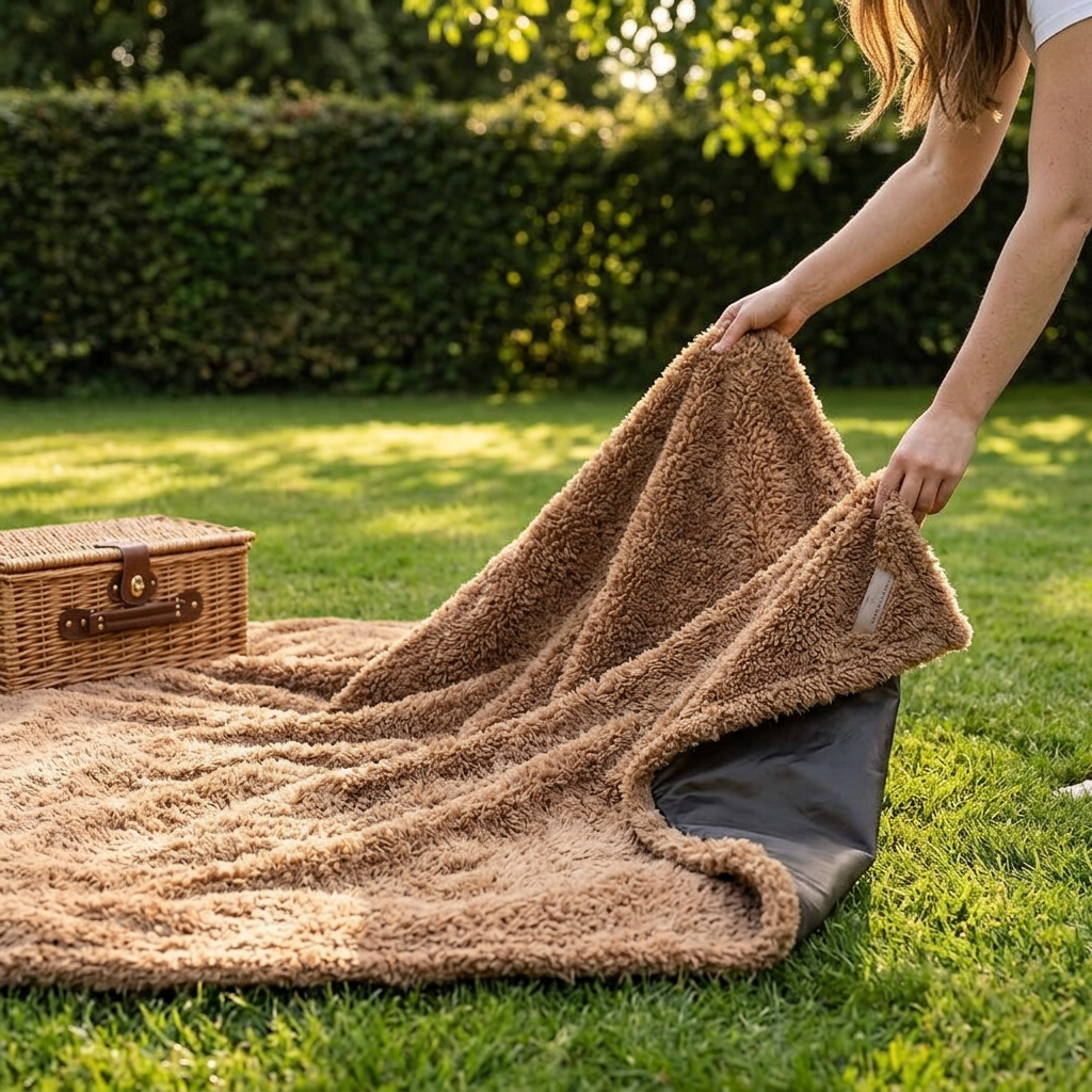 Waterproof blanket camel lifestyle