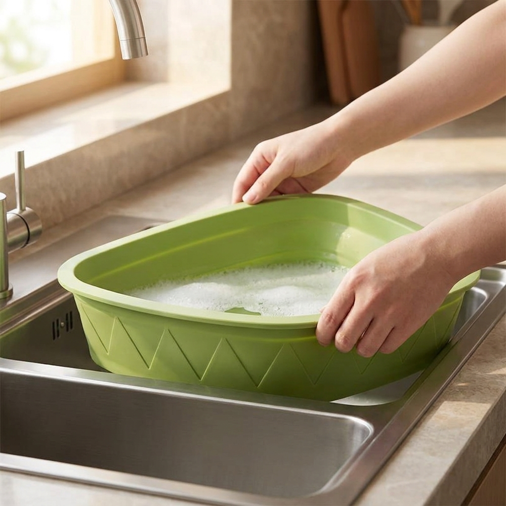 Silicone sink green lifestyle