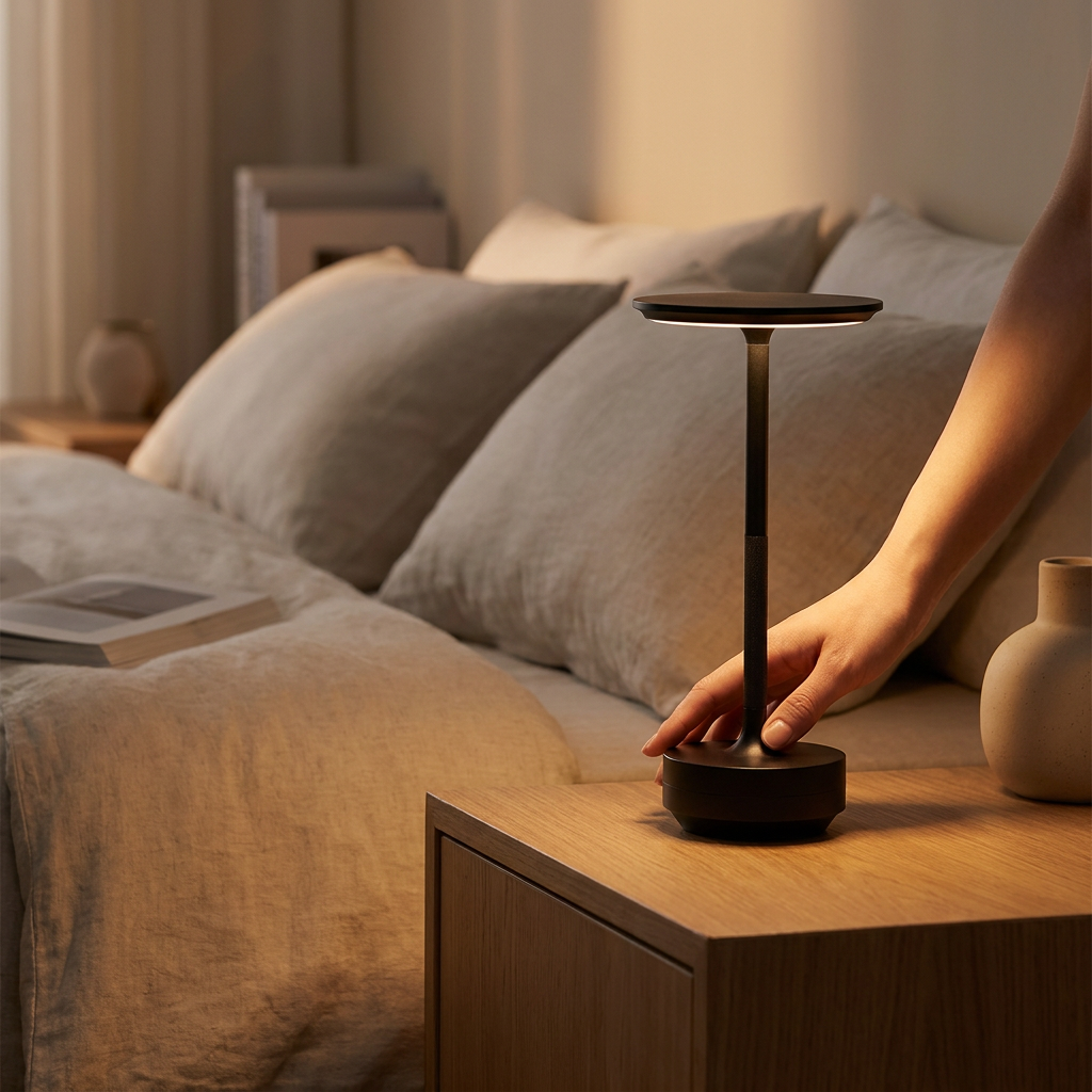 Table lamp black lifestyle