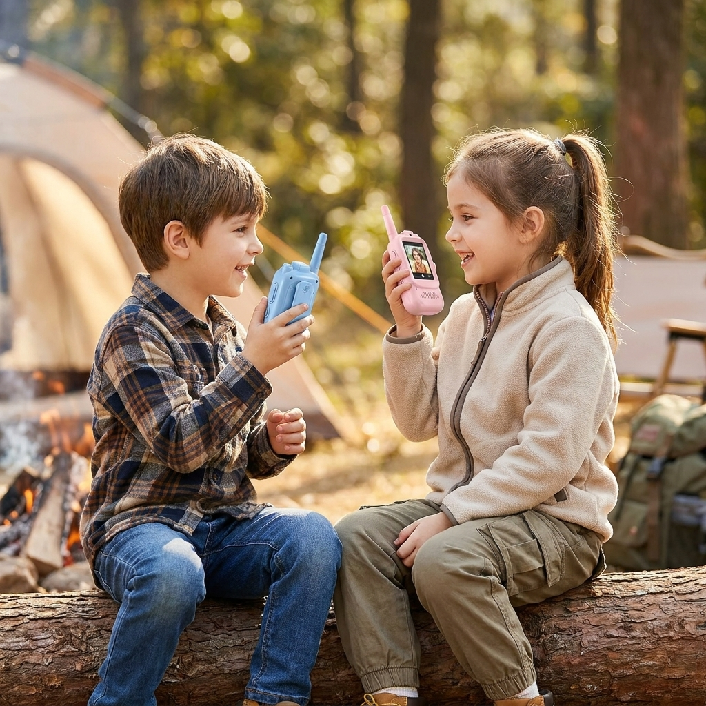 Kids video walkie talkies lifestyle
