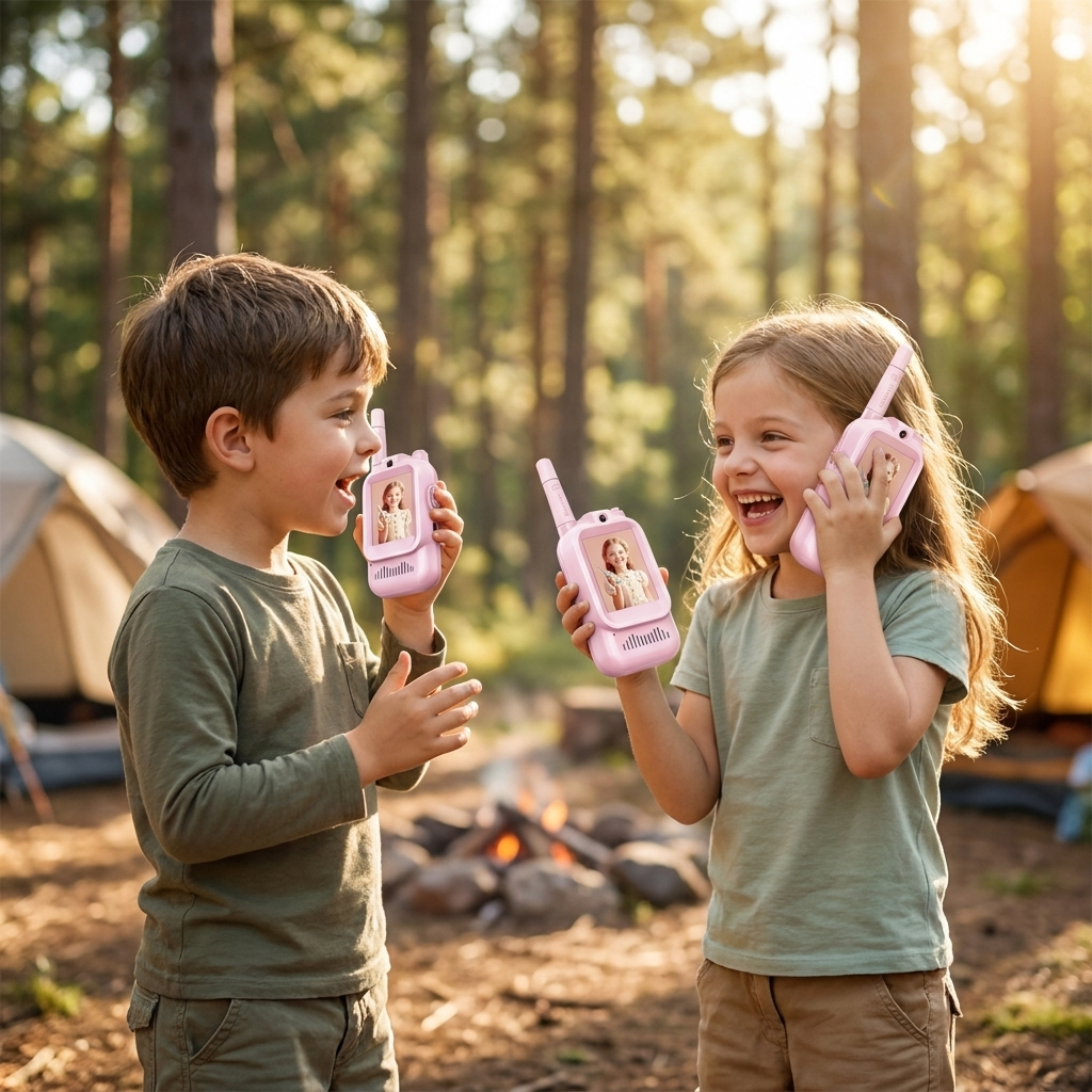 Pink walkie talkies lifestyle
